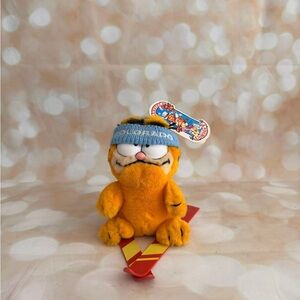 Retro Garfield Collectible Colorado Ski Orange Stuffed Animal Toy